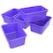 Storex Plastic, Purple, 5 PK 62419U05C - alternate 1